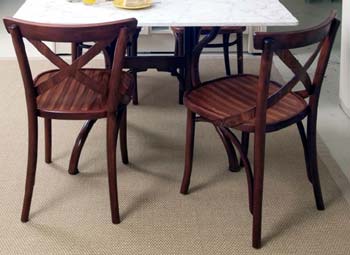 Saint Clair Dining Chairs in Cognac (pair)