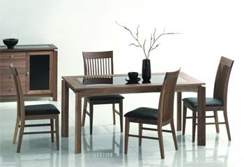 Serena Walnut Dining Set