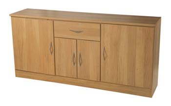 Sherwood Oak Triple Sideboard