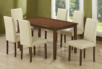 Strata Dining Set in Walnut