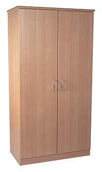 Stratford Beech Wide 2 Door Wardrobe