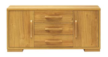 Furniture123 Stratton 2 Door 3 Drawer Sideboard in Oak