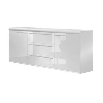 Furniture123 Sylvie High Gloss White 2 Door Sideboard