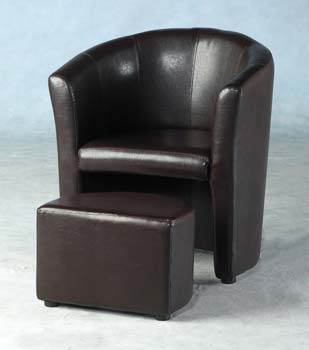 Tempo Tub Chair with Footstool