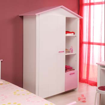 Tia Kids 1 Door Wardrobe