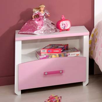 Tia Kids 1 Drawer Bedside Table