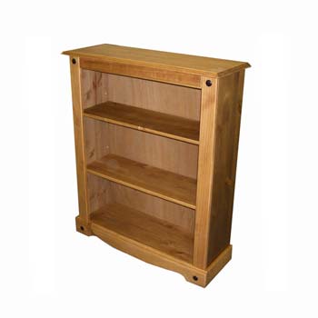 Toledo Pine 3 Shelf Bookcase