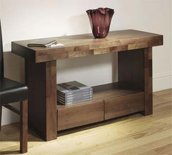 Tomoko Walnut Console Table - FREE NEXT DAY