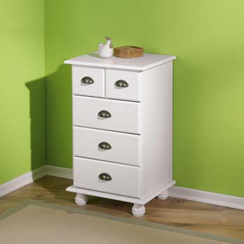 Tucker White Pine 3+2 Drawer Chest