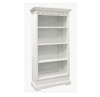 Furniture123 Zurich White Bookcase