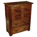 Antibes dark 2 plus 2 plus 2 drawer chest