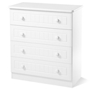 Avimore White Painted 4 Drawer Chest