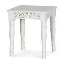 Belgravia White Dressing Table Stool