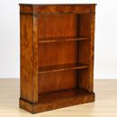 FurnitureToday Burr Walnut Open Bookcase