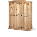 Corona Pine 3 Door Wardrobe