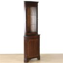 Country Manor Corner Mahogany Display Cabinet