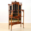 Curio Lion Display Cabinet