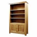 Dijon French oak 2 door bookcase