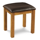 Distressed Oak Dressing Table Stool