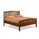 Havana Dark Oak Slatted Bed