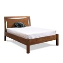 Havana Dark Oak Sleigh Bed