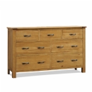 Havana Light Oak 7 Drawer Chest