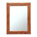 Island Solid Teak Wall Mirror 