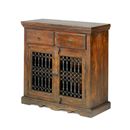 FurnitureToday Jali capsule dark Indian small sideboard