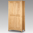 Julian Bowen Kendal Pine 2 door wardrobe