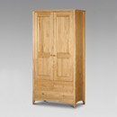 Julian Bowen Kendal Pine combination wardrobe