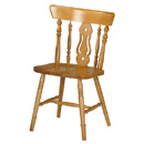 Julian Bowen Yorkshire fiddleback dining chair