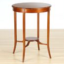 Mahogany Round Occasional Table