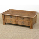 Makasih Provence mango 8 drawer coffee table