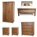 Metro Dark Solid Oak Bedroom Set