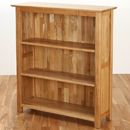 Metro Living Solid Oak 3ft Bookcase