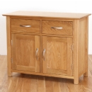 Metro Living Solid Oak 3ft Sideboard