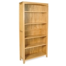 FurnitureToday Milano Oak 6ft x 3ft Bookcase