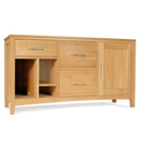 Milano Oak Triple Office Unit