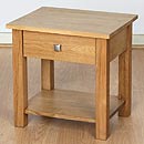 Milano Solid Oak Lamp table