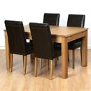 Milano Solid Oak Marianna Dining set