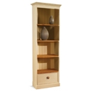 FurnitureToday Mottisfont Painted Pine Slim Bookcase