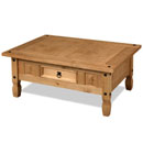 New Corona mexican pine coffee table