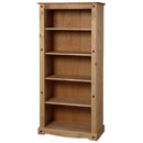 FurnitureToday New Corona mexican pine open bookcase