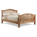 Normandy Oak High Foot End Bed