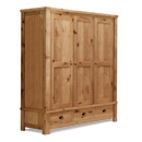 Normandy Oak Triple Wardrobe