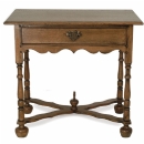 Oak Country Charles II Style Lowboy