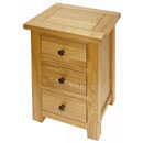 Plum compact nightstand