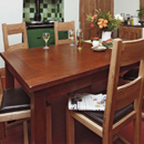 Plum dark dining set