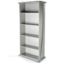 FurnitureToday Powerline Wide Tall Bookcase 