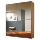 Rauch Linea glass front sliding wardrobe